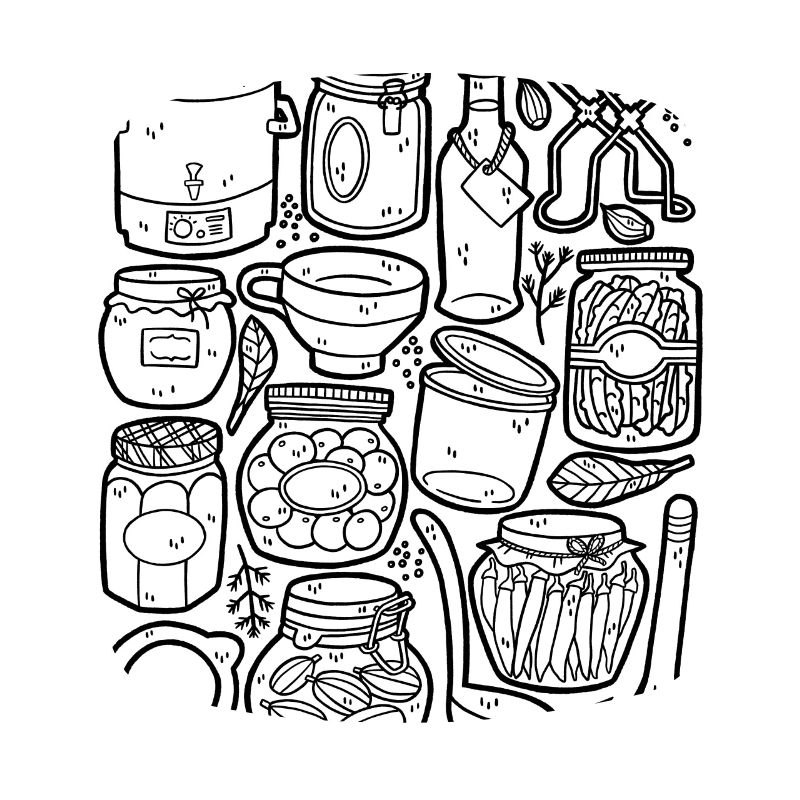 Canning, boiling, fermentation