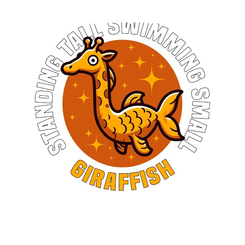 STANDING TALL SWIMMING SMALL - GIRAFFE AND FISH