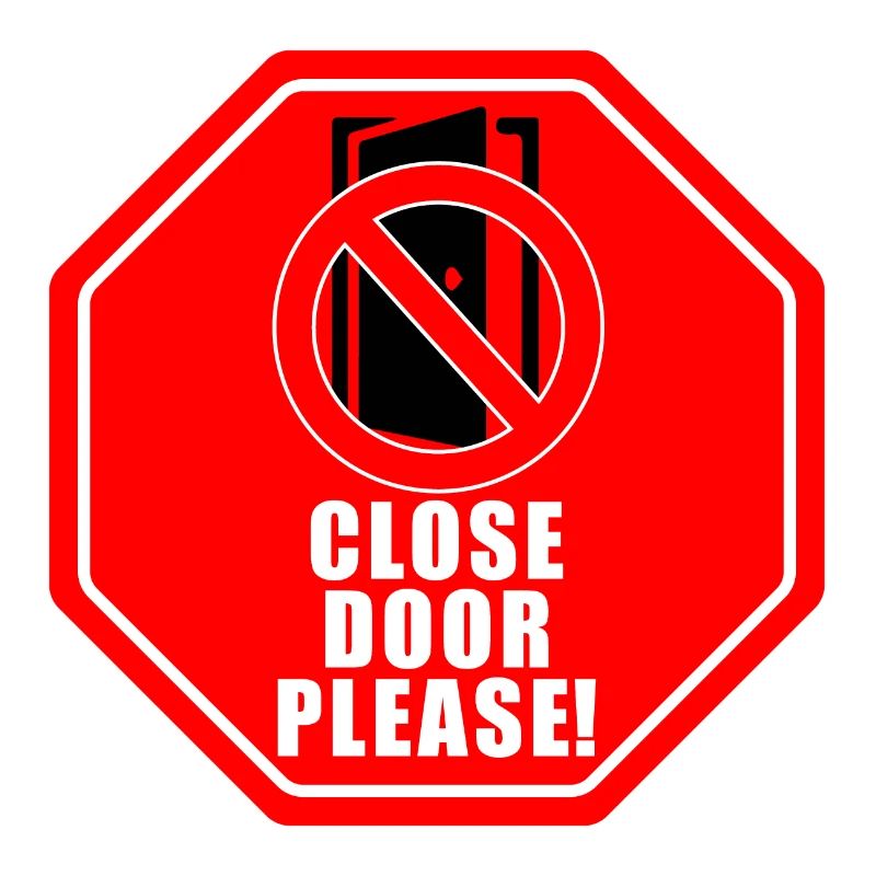 Please close doors | Please close the door