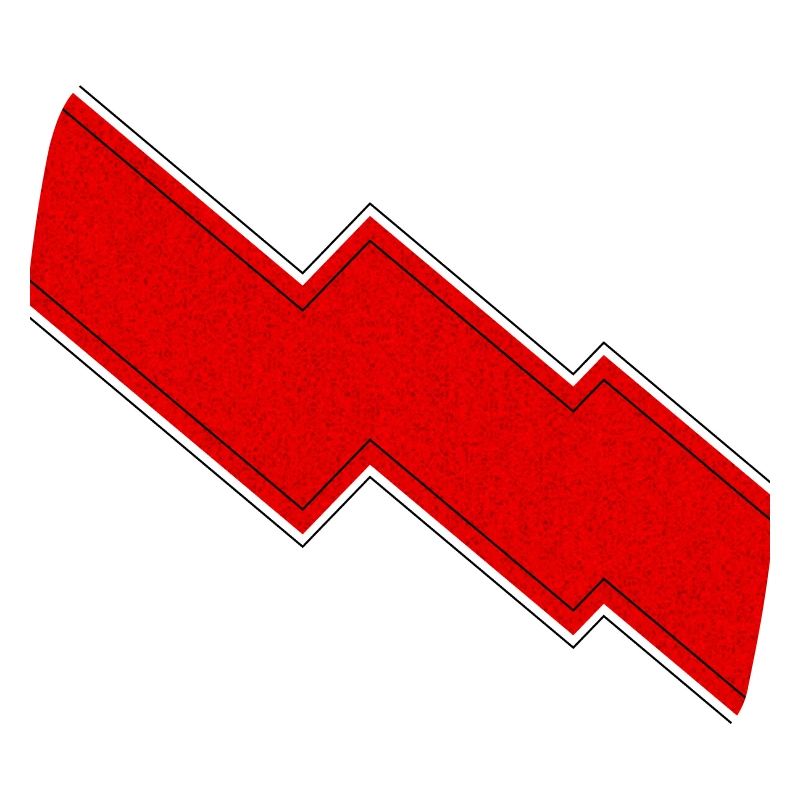 Roter Blitz Zeichen Geschenk