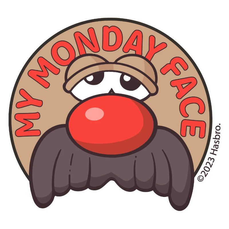 Mr. Potato Head My Monday Face Overslept