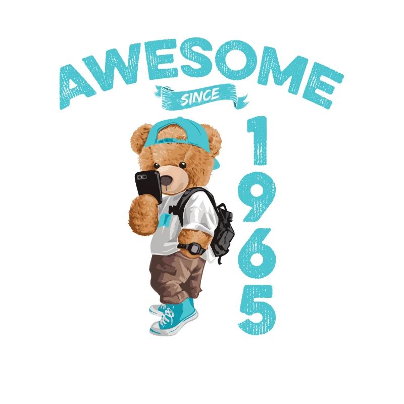 1965 Geburtstag Teddy Bär Awesome since