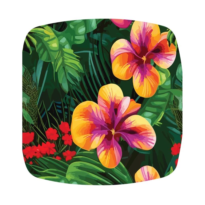 Jungle Pattern Tropical Pattern Rainforest Flowers