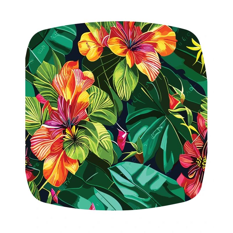 Jungle Pattern Tropical Pattern Rainforest Flowers