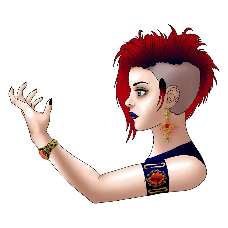 Gothic Punk Mädchen