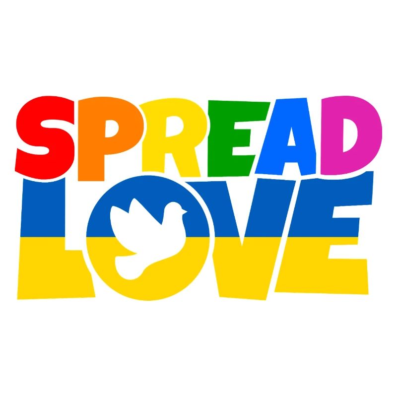 Conception de chemise Spread Love