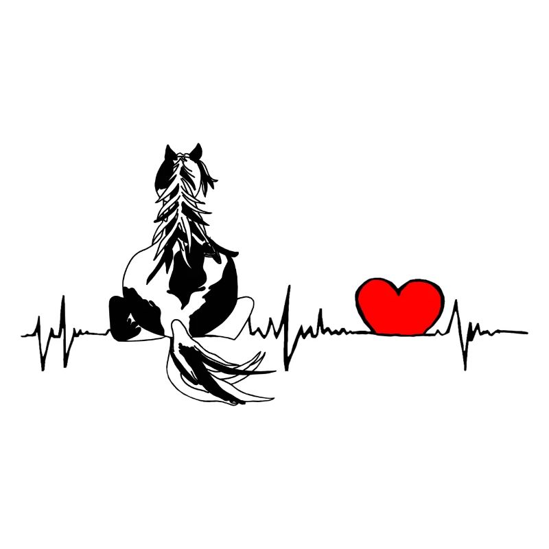Heartbeat Pferdedesign - Herzfrequenz Tinker