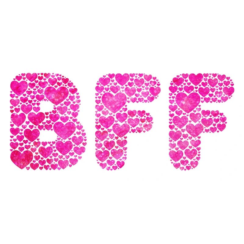 BFF (coeurs & lettres)