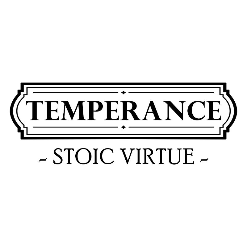 Stoic Virtue Temperance Stoizismus Stoiker Stoa