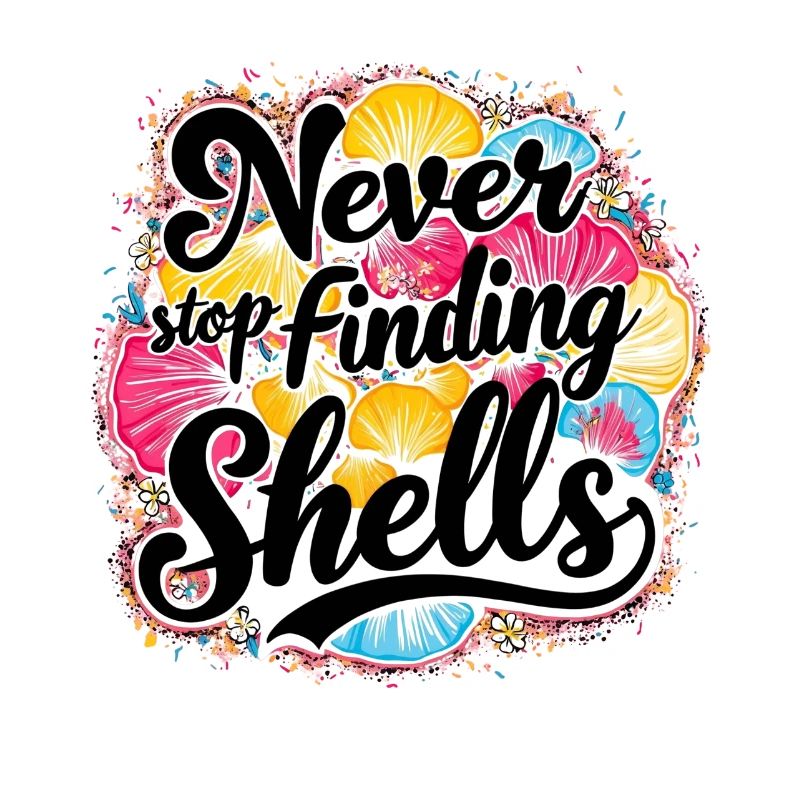 Never Stop Finding Shells Design