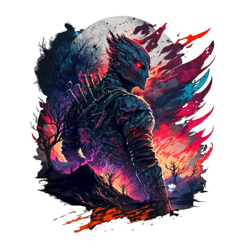 Apocalypse Ninja Warrior | AI generated Art
