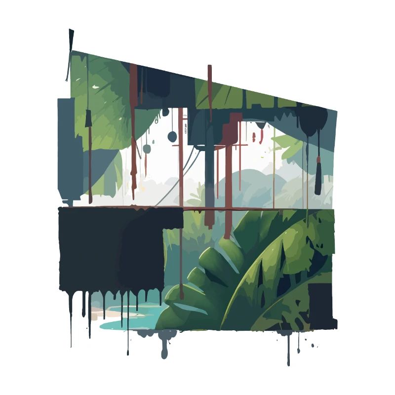 Dschungel-Kunst