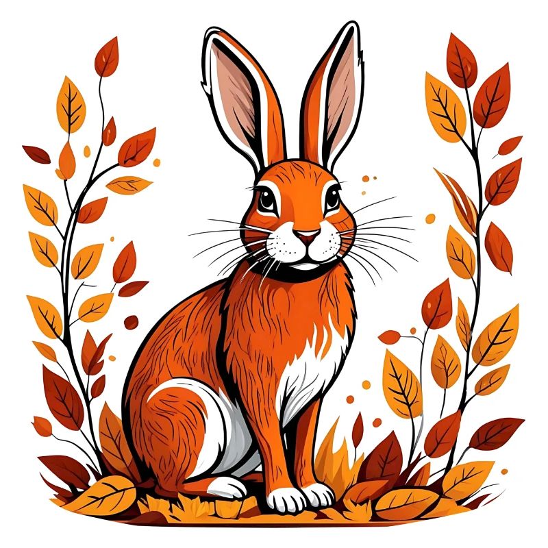 Autumn rabbit