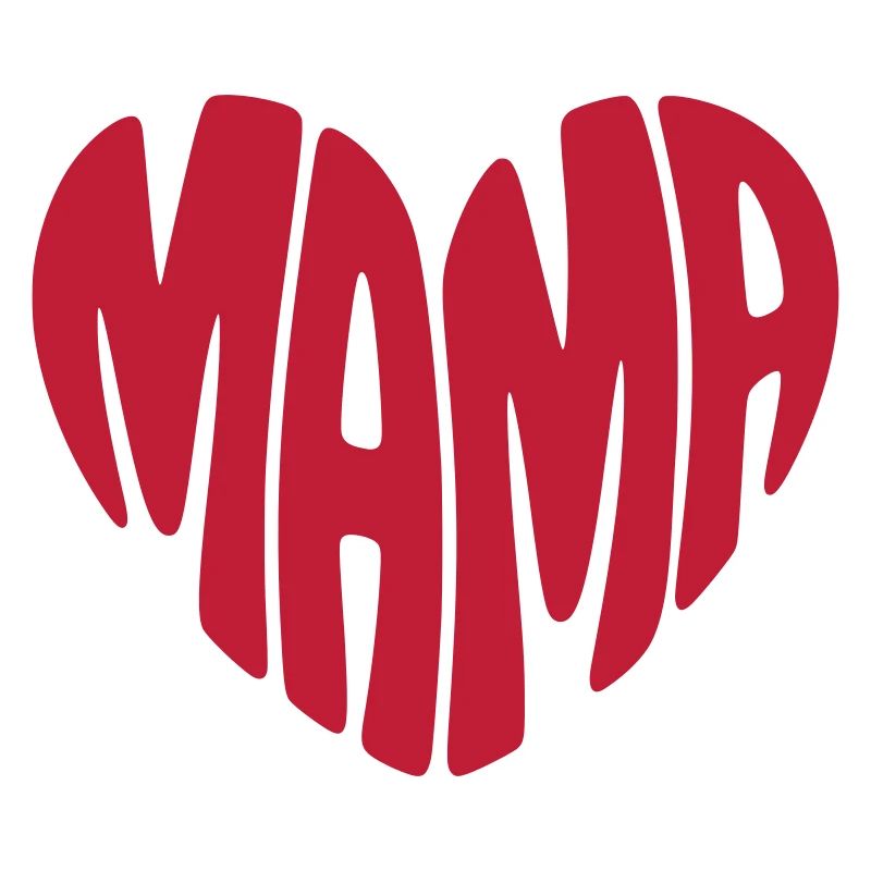 Mama Herz Form Mutter Herzform Muttertag Geschenk