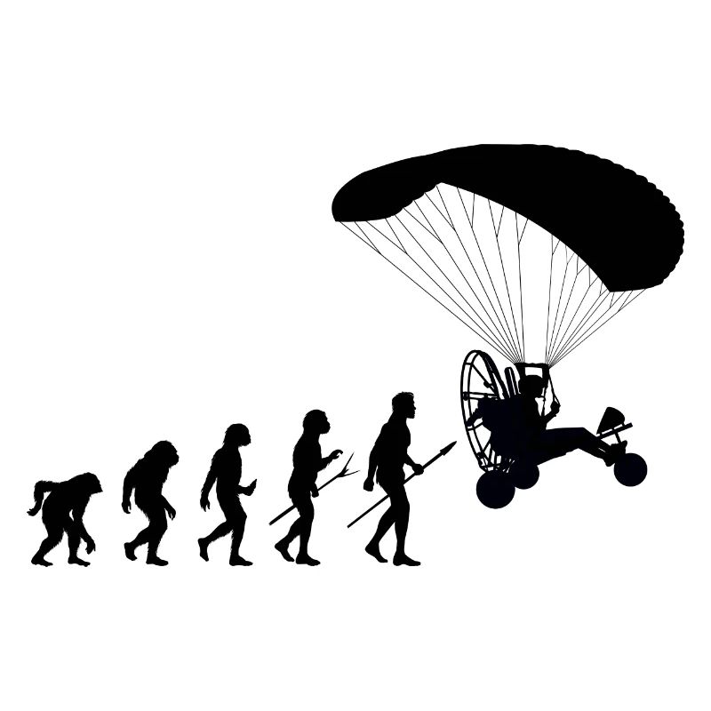 Trike-Gleitschirm Evolution Paragleiten mit Motor