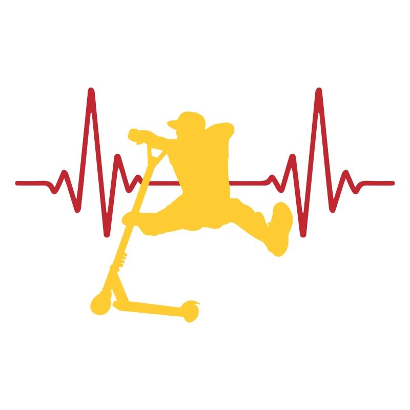 Heartbeat Scooter Roller Stunt | Colors can be changed