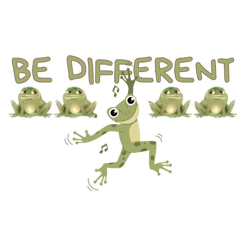BE DIFFERENT Frog