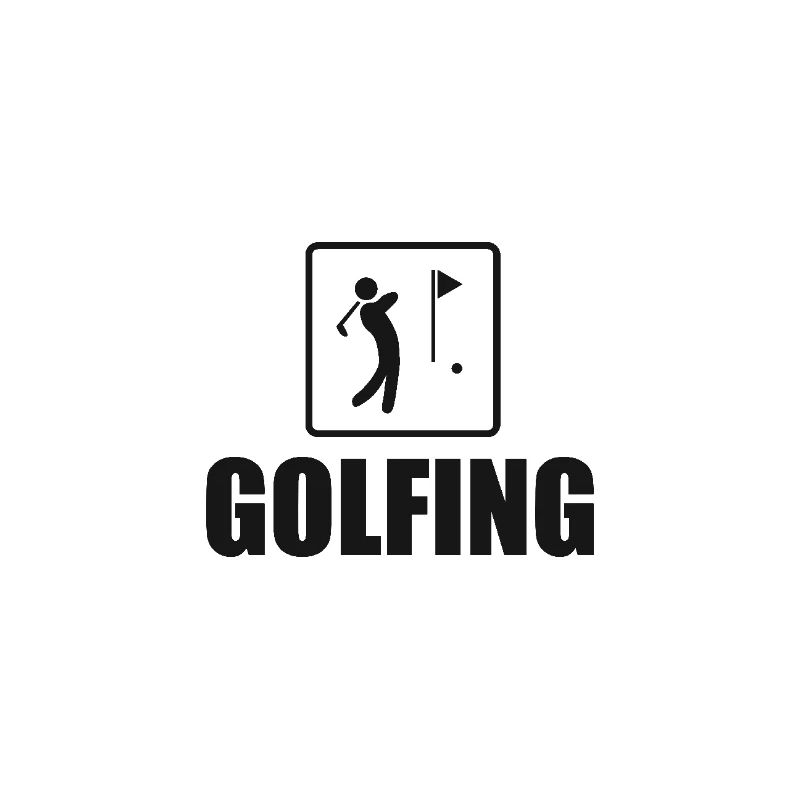 Golfing Golf Spruch Golfspieler