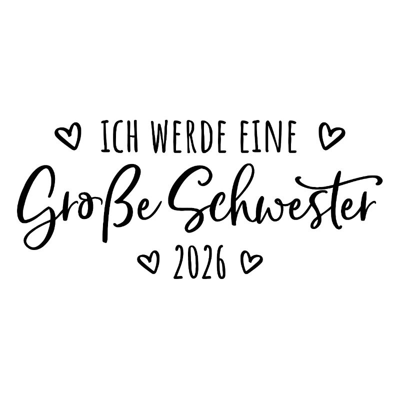 Ich werde eine große Schwester 2026
