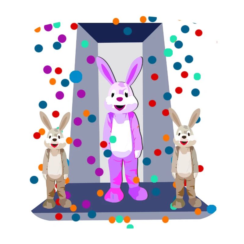Rabbit Party sur le podium