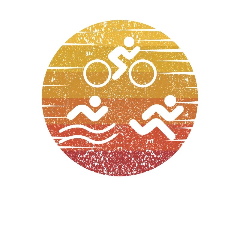 Retro Training Triathlonrad Triathlet Profi