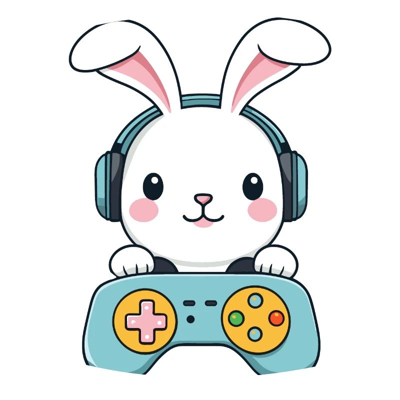 Easter Bunny Gamer Iconic Easter Gaming