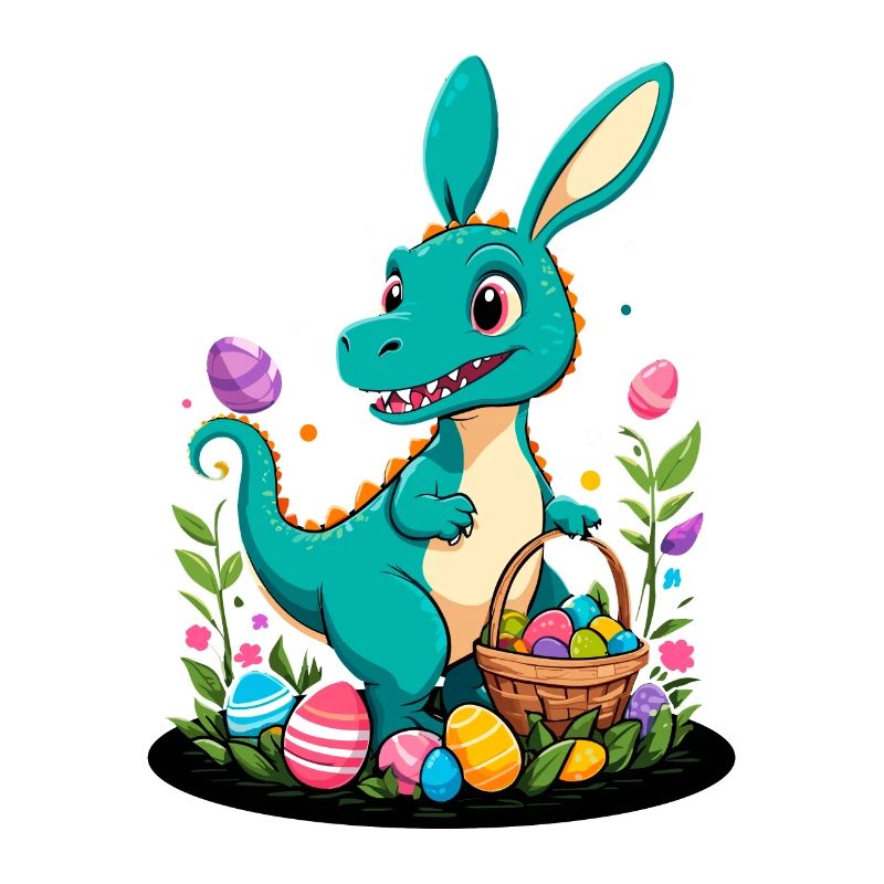 Iconic Easter Dinosaur Dinosaur Easter Bunny
