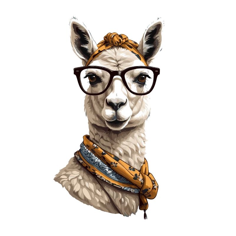 Funny Llama Alpaca Design for Mom