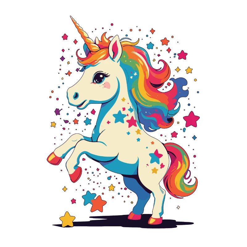 Lustige Einhörner Süßes Einhorn Einhorn Mädchen