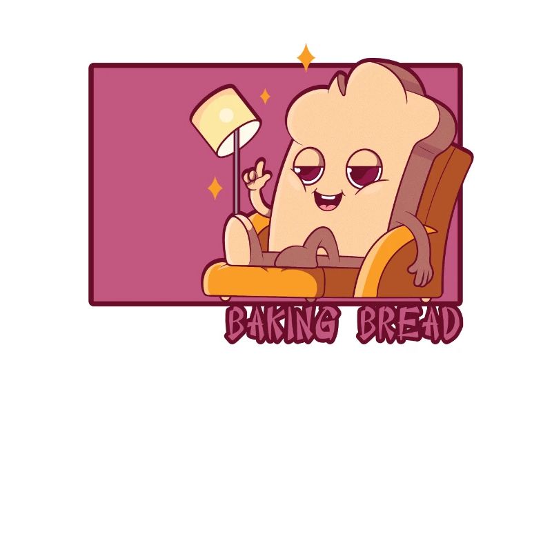 Bread Baking Doodle Chinese Hanzi Bread Dough