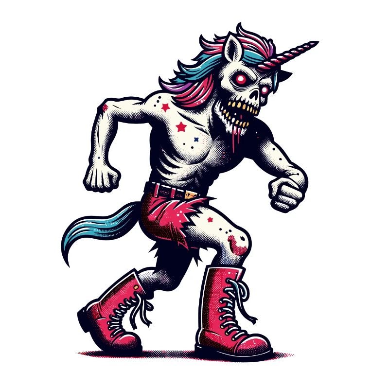 Zombie Einhorn Undead Mystical Creature