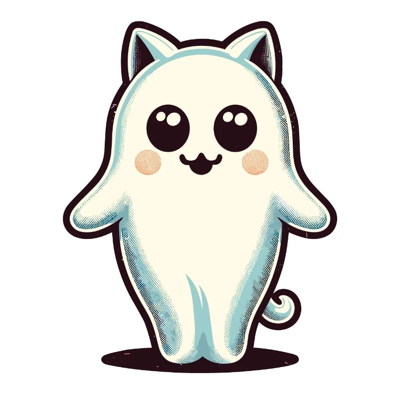 Cute Ghosts Cat Kawaii Ghost Pet
