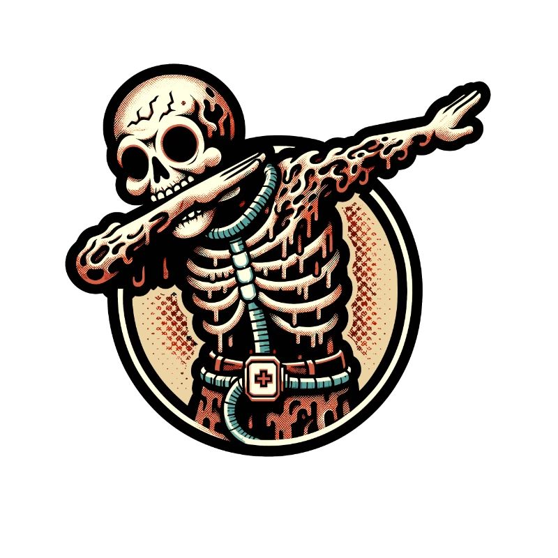 Dabbender Zombie Lustiges Dabbing Design