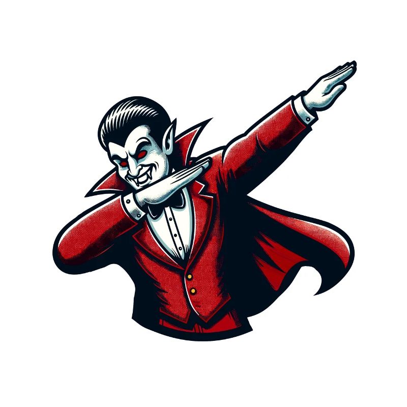 Dabbing Vampire Funny Dabbing Design
