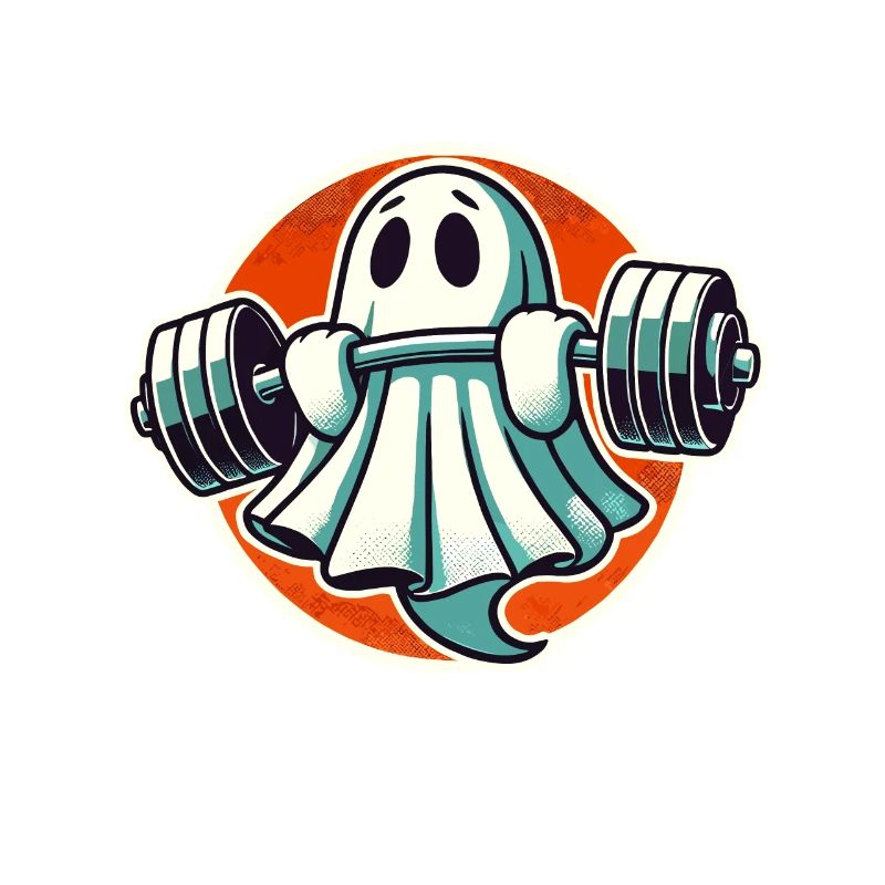Musculation Ghost Drôle Gym Ghost