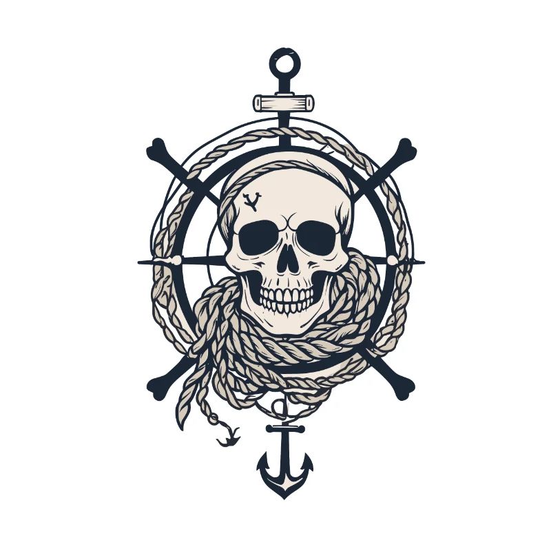 Drapeaux de pirate crâne Jolly Roger costume de pirate