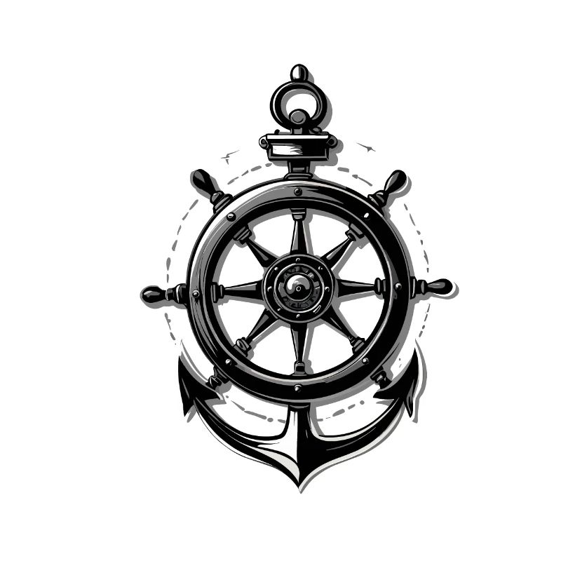 Conception du volant et de l’ancre maritime
