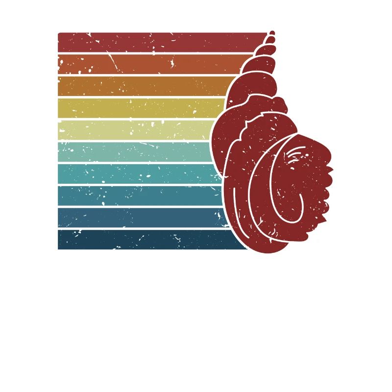 Retro Bivalvia Shell Shelling Bag Hunter Seashell