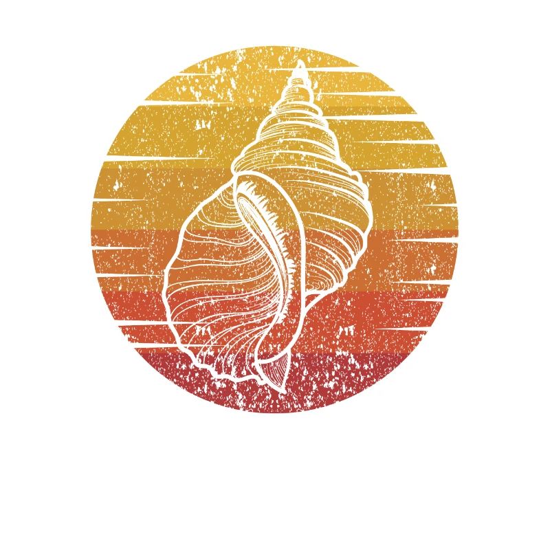 Retro Bivalvia Shell Shelling Bag Hunter Seashell