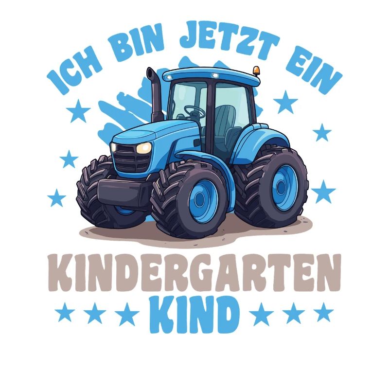 ich bin ein Kindergartenkind Kindergarten Traktor