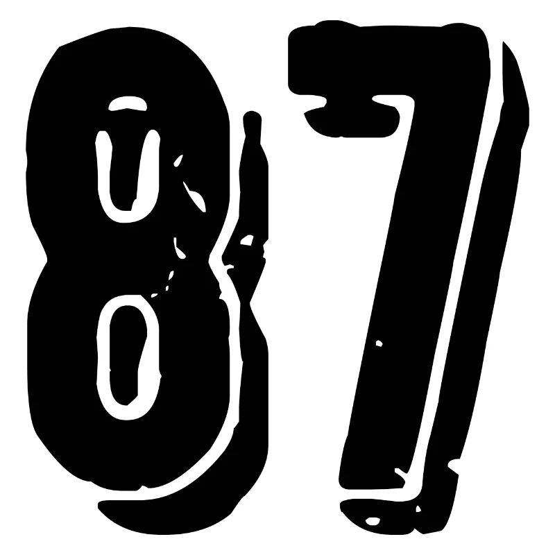 87 Number jersey