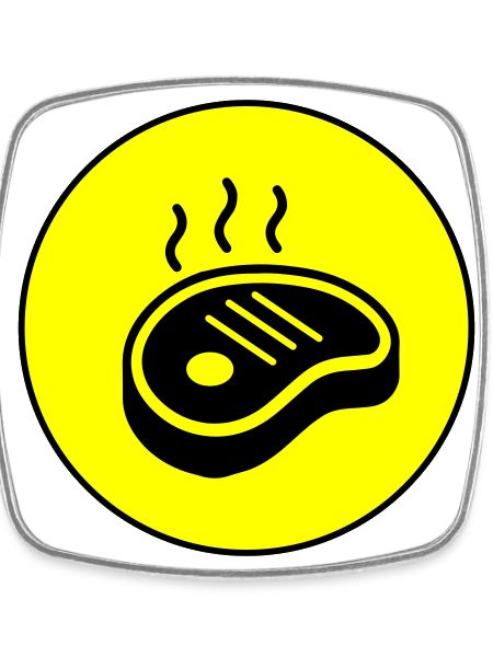 Steak icon circle