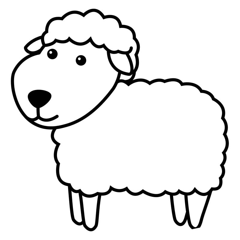 Sheep Comic Animal