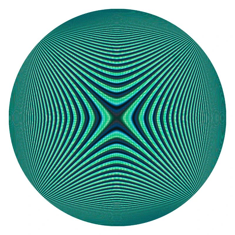 Cercle avec illusion d’optique
