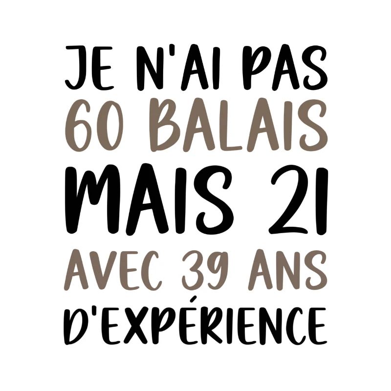 60 ans anniversaire, 21 avec 39 d'expérience