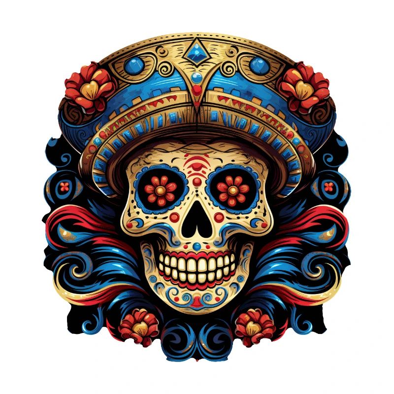Crâne de Cinco de Mayo