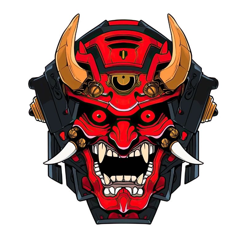 Cyborg Dämon Samurai