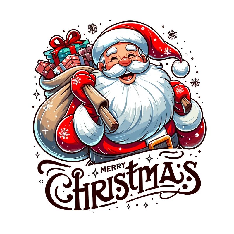 Joyeux Noël - Illustration du Père Noël