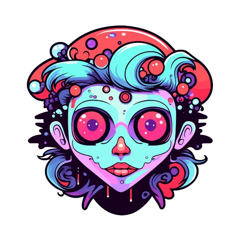 Illustration de zombie mignon