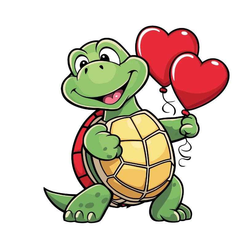 Turtle Heart - Valentine's Day